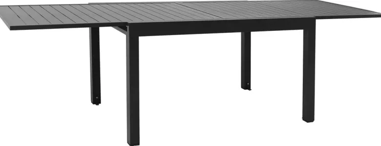 POCOline Gartentisch dunkelgrau Aluminium B/H/L: ca. 90x75x135 cm