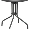 POCOline Gartentisch grau Stahl H/D: ca. 70x60 cm