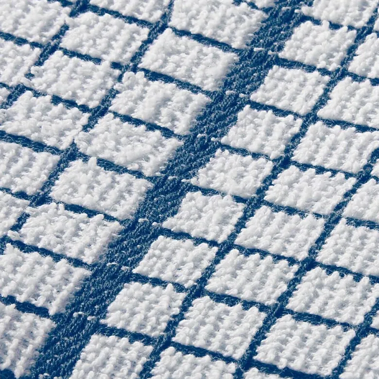 POCOline Geschirrtuch blau Baumwolle B/L: ca. 40x60 cm