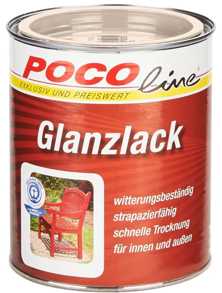 POCOline Glanzlack cremeweiß ca. 0,75 l
