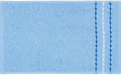 POCOline Gästehandtuch ANNA hellblau Baumwolle B/L: ca. 30x50 cm