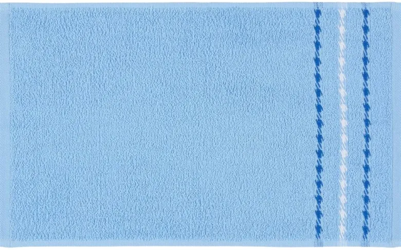 POCOline Gästehandtuch ANNA hellblau Baumwolle B/L: ca. 30x50 cm