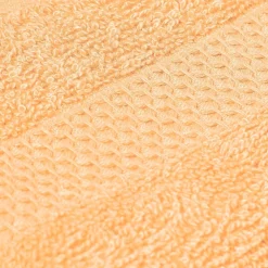POCOline Gästetuch Lia helles apricot Baumwolle B/L: ca. 30x50 cm