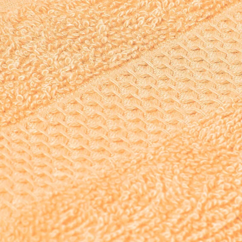 POCOline Gästetuch Lia helles apricot Baumwolle B/L: ca. 30x50 cm