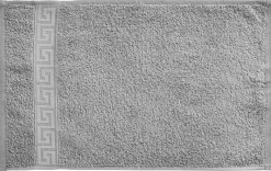 POCOline Gästetuch Mäander silber Baumwolle B/L: ca. 30x50 cm