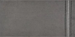 POCOline Handtuch ANNA anthrazit Baumwolle B/L: ca. 50x100 cm