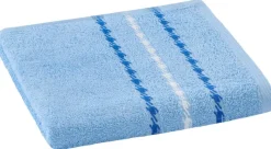 POCOline Handtuch ANNA hellblau Baumwolle B/L: ca. 50x100 cm