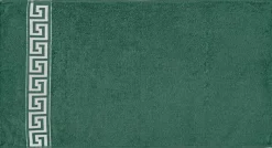 POCOline Handtuch Mäander grün Baumwolle B/L: ca. 50x100 cm