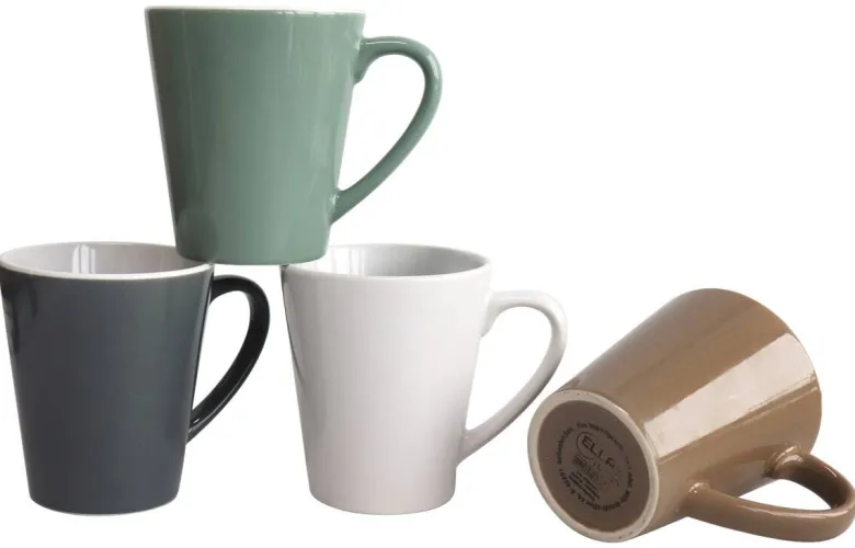 POCOline Kaffeebecher sortiert Steingut