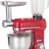 POCOline Küchenmaschine rot Kunststoff Glas Metall B/H/L: ca. 23,7x53,7x47,1 cm