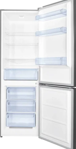 POCOline Kühl-/Gefrierkombination KGK 185-31 Inox B/H/T: ca. 60x186x61 cm