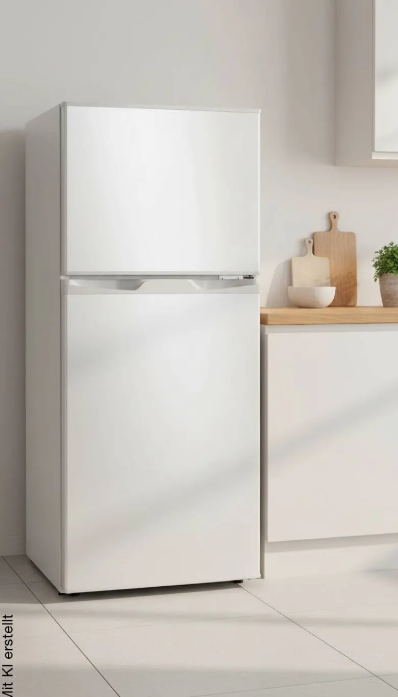 POCOline Kühl-/Gefrierkombination KGK125-132EIX Inox B/H/T: ca. 45x125x49 cm