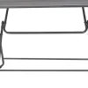 POCOline Klapptisch Pia grau Metall B/H/L: ca. 80x74x130 cm