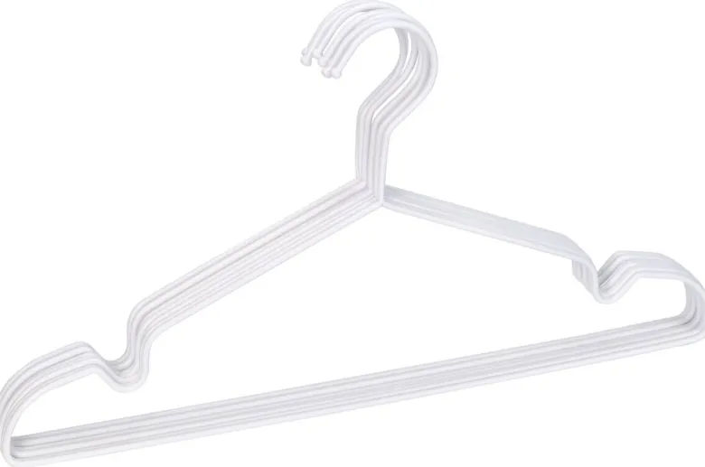 POCOline Kleiderbügel weiß Metall