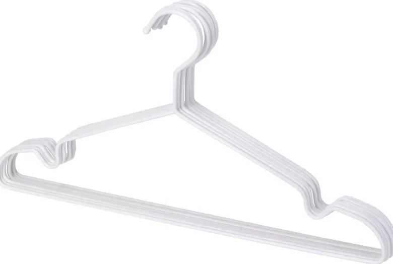 POCOline Kleiderbügel weiß Metall