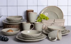 POCOline Kombiservice beige Steingut 1 tlg.