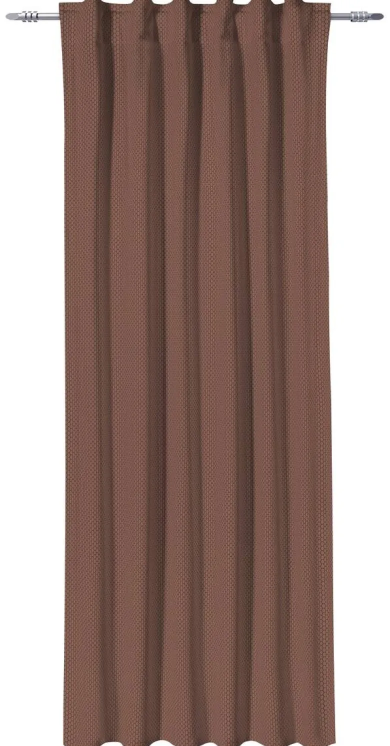 POCOline Kombivorhang Wabe Mocha Mousse B/L: ca. 135x245 cm