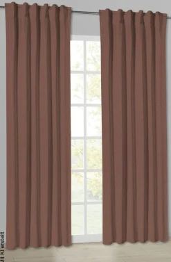 POCOline Kombivorhang Wabe Mocha Mousse B/L: ca. 135x245 cm