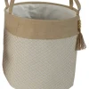 POCOline Korb beige Textil H/D: ca. 35x34 cm