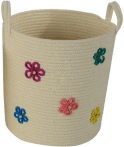 POCOline Korb creme Baumwolle H/D: ca. 36x35 cm