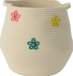 POCOline Korb creme Baumwolle H/D: ca. 38x40 cm
