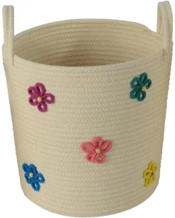 POCOline Korb creme Baumwolle H/D: ca. 31x31 cm