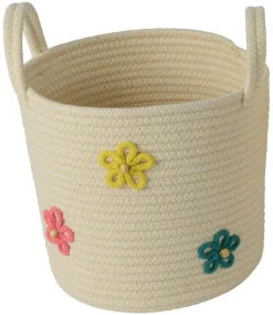 POCOline Korb creme Baumwolle H/D: ca. 24x26 cm