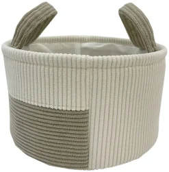 POCOline Korb grau Samt H/D: ca. 14x24 cm