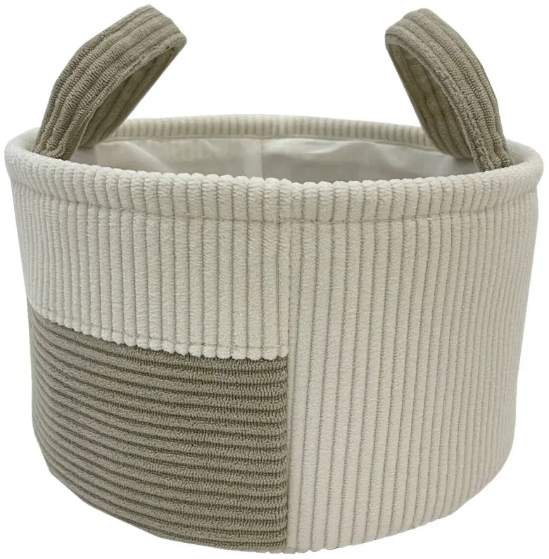 POCOline Korb grau Samt H/D: ca. 14x24 cm