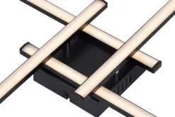 POCOline LED-Deckenleuchte Cleo IV schwarz Kunststoff B/H/L: ca. 51x6x51 cm