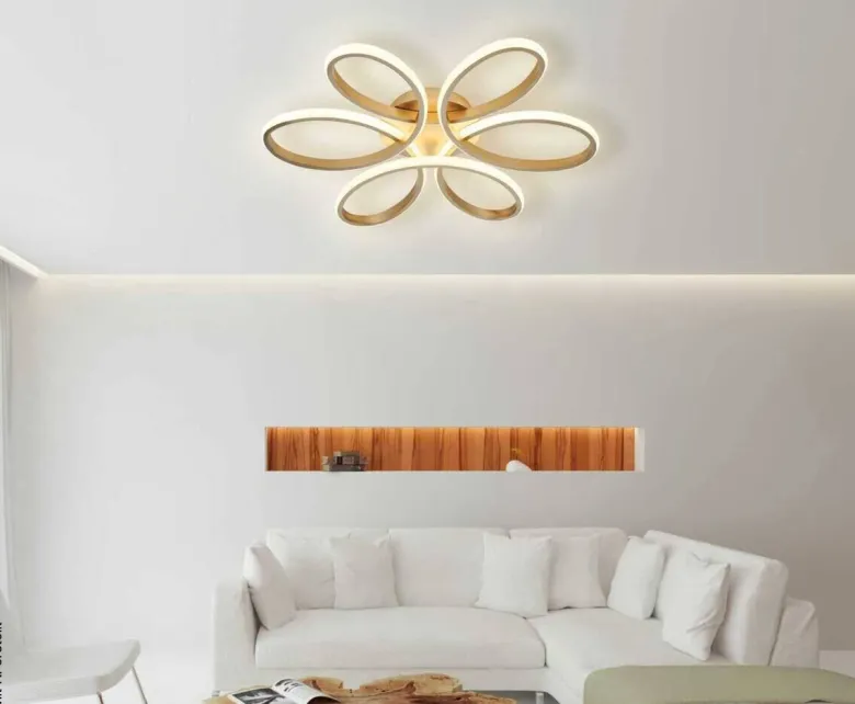 POCOline LED-Deckenleuchte Inga B/H/D: ca. 60x8x60 cm