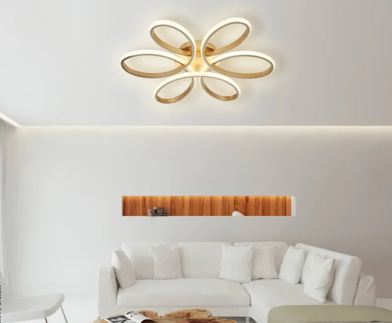 POCOline LED-Deckenleuchte Inga B/H/D: ca. 60x8x60 cm