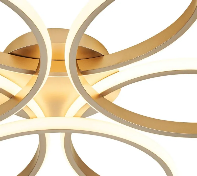 POCOline LED-Deckenleuchte Inga B/H/D: ca. 60x8x60 cm