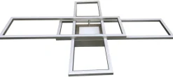 POCOline LED-Deckenleuchte Yara silber Metall Kunststoff B/H/L: ca. 69,4x11,5x99,2 cm