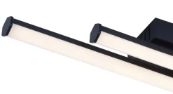 POCOline LED-Deckenleuchte Zehra schwarz Kunststoff B/H/L: ca. 7x5x44,5 cm