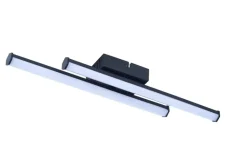POCOline LED-Deckenleuchte Zehra schwarz Kunststoff B/H/L: ca. 7x5x44,5 cm