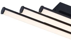 POCOline LED-Deckenleuchte Zehra schwarz Kunststoff B/H/L: ca. 10x5x44,5 cm