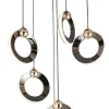 POCOline LED-Pendelleuchte Emilie schwarz Metall B/H/L: ca. 35x155x35 cm