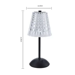 POCOline LED-Tischleuchte Raja B/H/L: ca. 13x29x13 cm