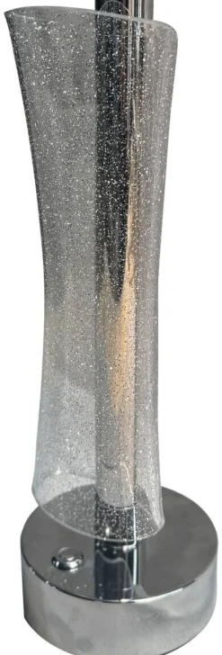 POCOline LED-Tischlleuchte Darcy Metall Acryl B/H/L: ca. 12x36x12 cm