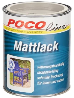 POCOline Mattlack cremeweiß seidenmatt ca. 0,75 l