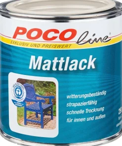 POCOline Mattlack cremeweiß seidenmatt ca. 0,25 l