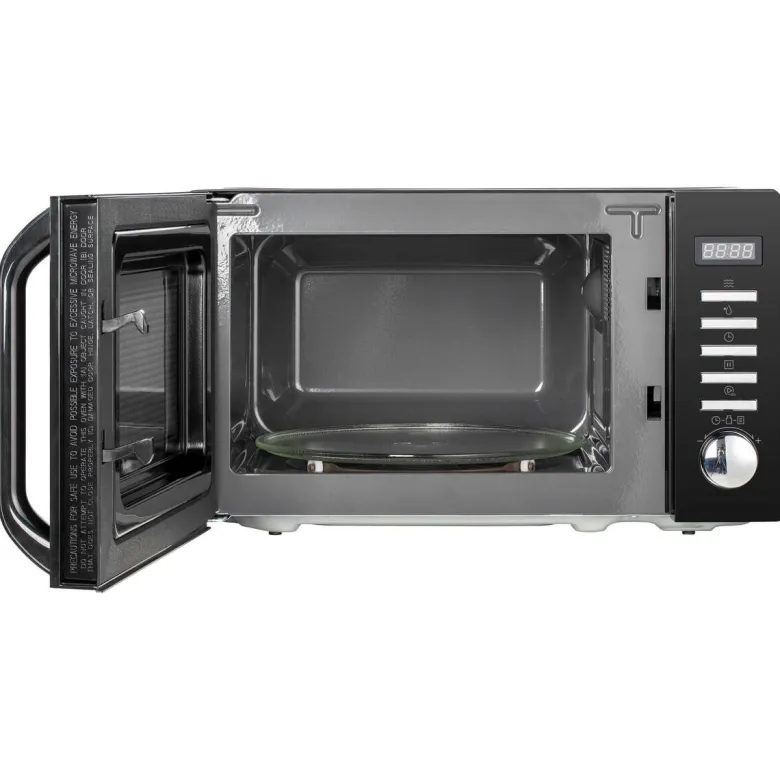POCOline Mikrowelle AM820C2MT-PM schwarz Metall B/H/T: ca. 44x26x36 cm ca. 20 l