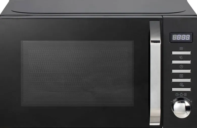 POCOline Mikrowelle AM820C2MT-PM schwarz Metall B/H/T: ca. 44x26x36 cm ca. 20 l