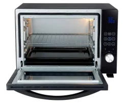 POCOline Mini-Backofen schwarz Glas B/H/L: ca. 38,4x37,2x53,6 cm ca. 36 l