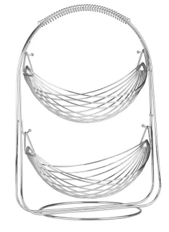 POCOline Obstkorb Chrom Metall B/H/L: ca. 36x42x20,5 cm