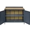 POCOline Outdoor-Küchenmodul anthrazit Aluminium B/H/L: ca. 110x89x61,5 cm