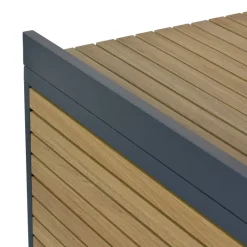 POCOline Outdoor-Küchenmodul anthrazit Aluminium B/H/L: ca. 110x89x61,5 cm