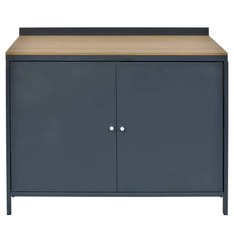 POCOline Outdoor-Küchenmodul anthrazit Aluminium B/H/L: ca. 110x89x61,5 cm