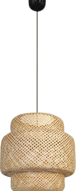POCOline Pendelleuchte Bamboo natur Bambus H/D: ca. 120x40 cm null 1 Brennstellen